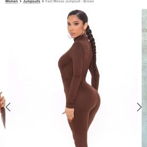 Brown bodysuit